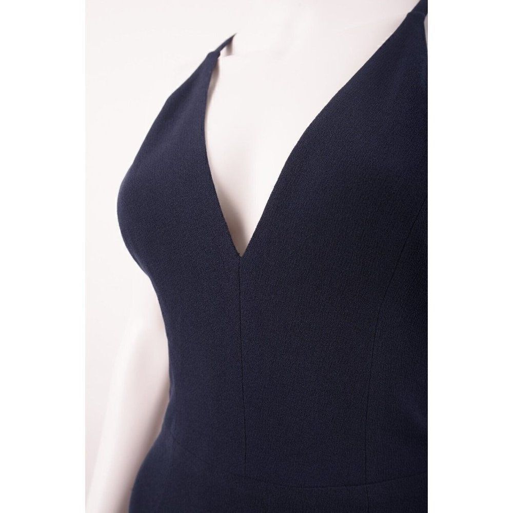 Dress The Population Womans Iris Evening Gown Dress Sz M Midnight Navy Blue NWT - Picture 5 of 7